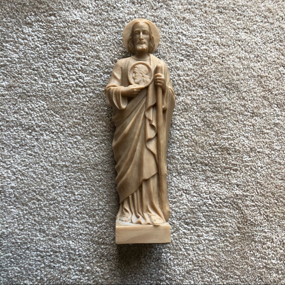 Vintage St. Jude plastic figure